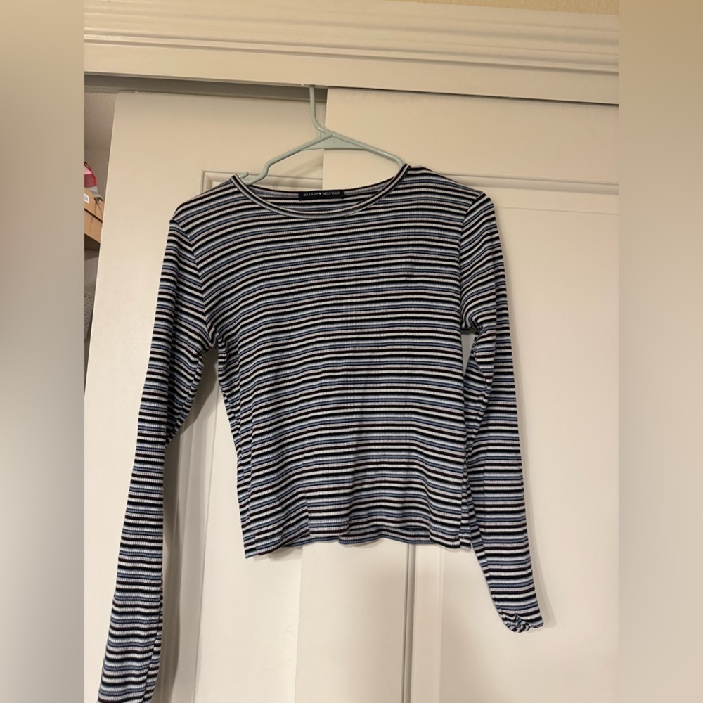 Brandy Melville Striped blue Women's Top